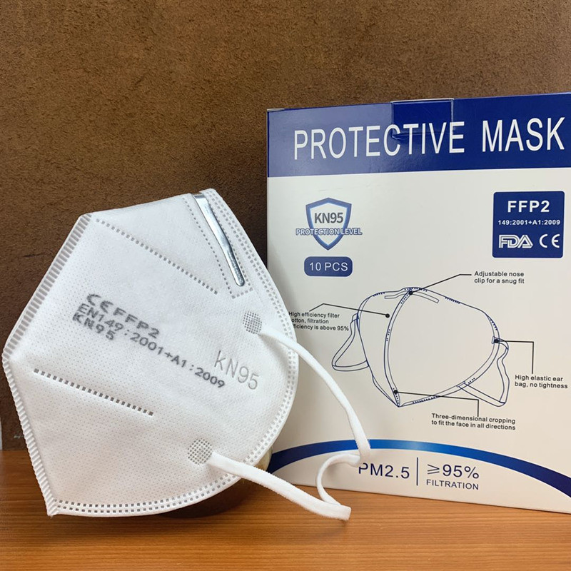 Kn95 Maschera facciale Antivirus monouso Maschera antipolvere Monouso Maschera protettiva Protezione Kn95